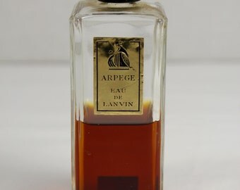 Vintage Lanvin Arpege Eau De Parfum // French Parfum 2 oz Bottle
