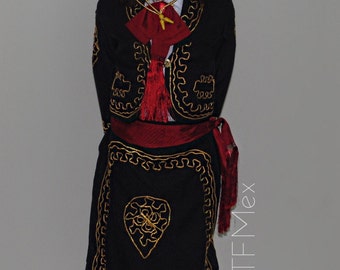 Mariachi Attire (Girls)/Traje de Charro Girls Dresses/Sombrero and accessories included/Cinco de Mayo/ Mexican Dress/*Shirt Not included