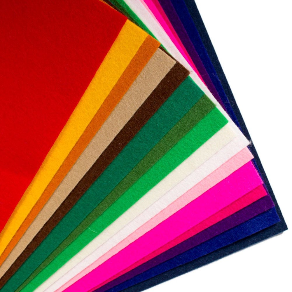 Wool Craft Felt Square 100 Wool 1.2mm Thick 12 X