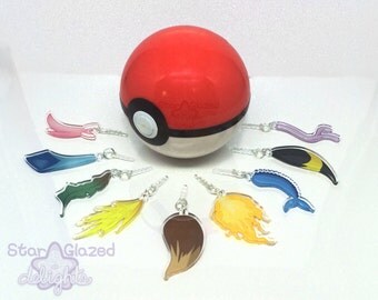 SALE Pokemon Pikachu Eevee Eeveelution Sylveon Espeon Vaporeon Glaceon Leafeon Flareon Jolteon Espeon Umbreon Tail Keychain Cell Phone Charm