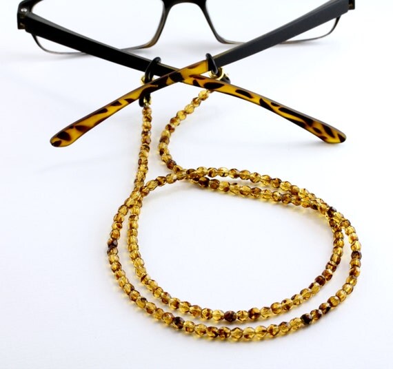 Tortoise Eyeglass Necklace Tortoise Lanyard Eyeglass chain