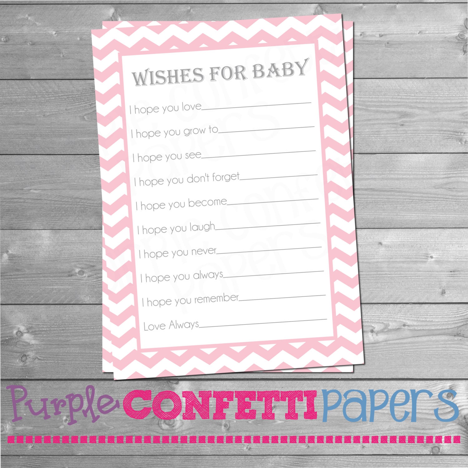 Wishes for Baby Cards Advice Cards for Baby Baby Shower