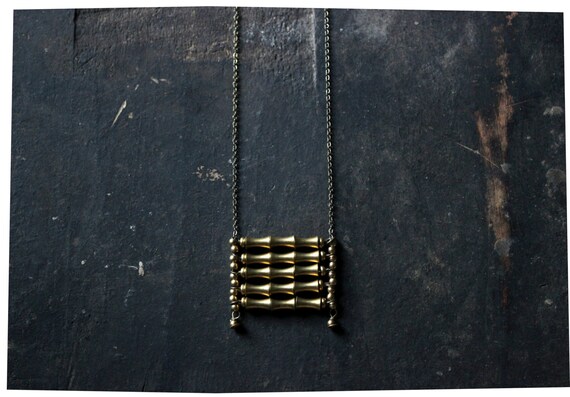 Items Similar To Tribal Pendant Necklace Tribal Necklace Brass   Il 570xN.837107123 H4we 