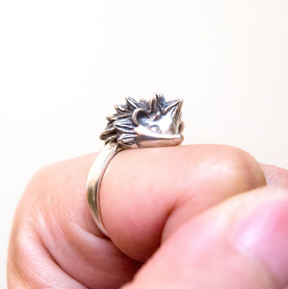 安田章大 mouchu Hedgehog Ring Silver+stbp.com.br