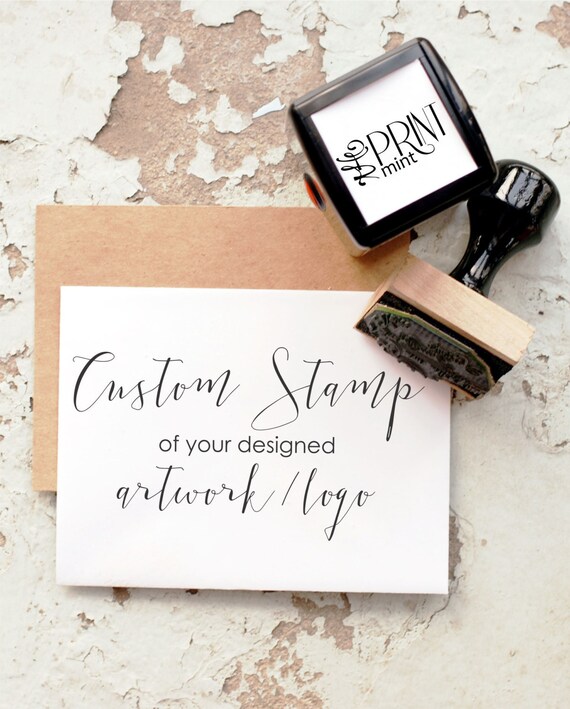 Custom Stamp Custom Logo Stamp Business Card Stamp