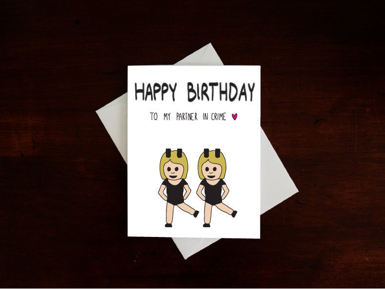 Happy Birthday Dancing Emoji Girls to my parner in by MAJIKATZ