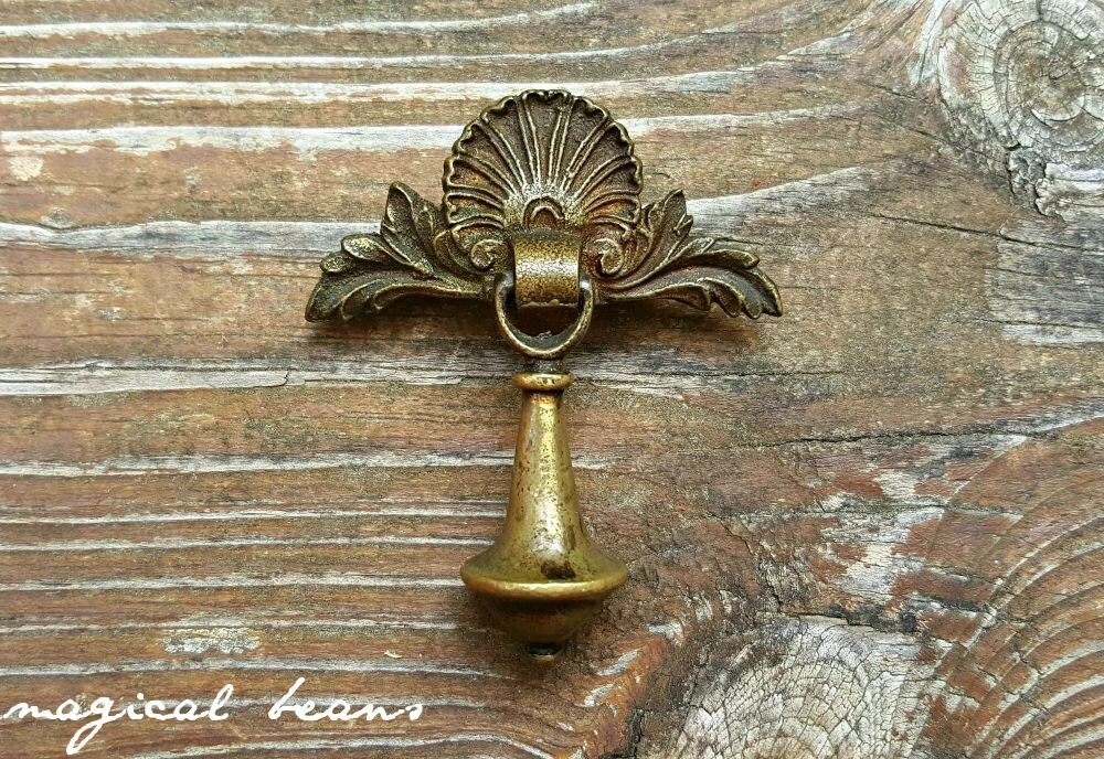 Pendant Drawer Pulls Brass Drawer Pulls Clam Shell Dresser