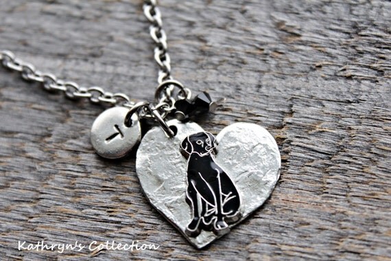 Black Labrador Necklace Black Lab Necklace Jewelry Black Lab