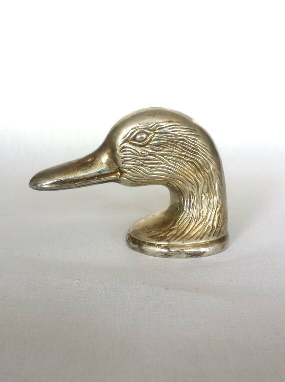 Gorgeous svenskt tenn silver chrome duck head bottle opener