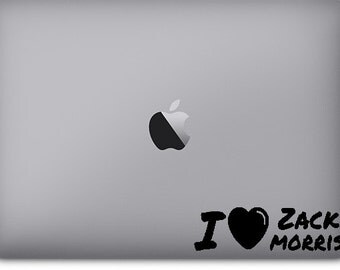 Saved by the Bell Zack Morris Laptop Tablet iPad Vinyl Sticker Decal - CHOOSE COLOR