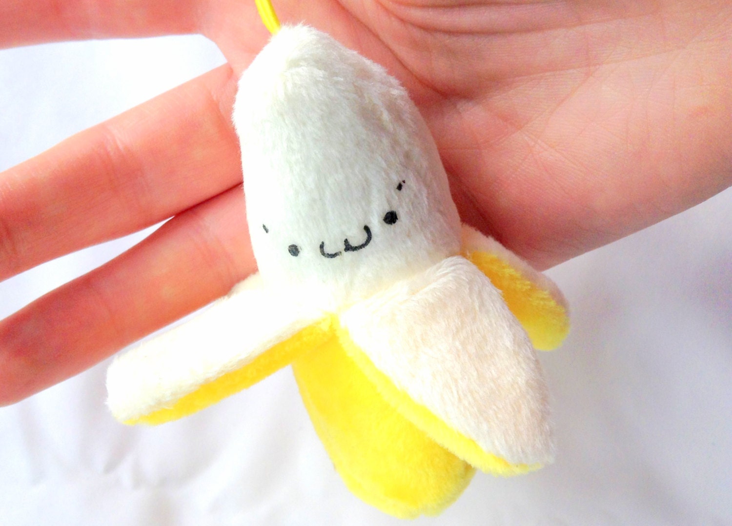 banana keychain plush