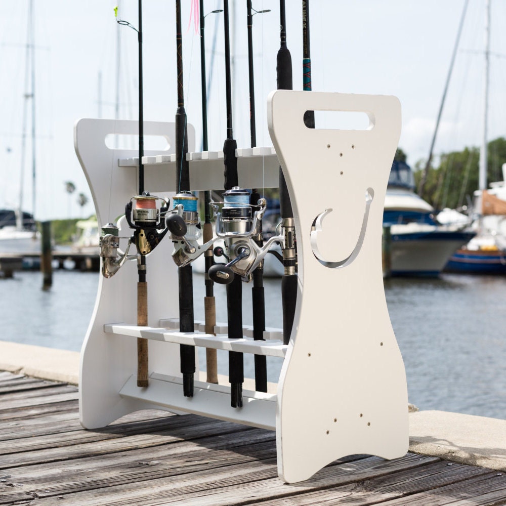 Fishing Rod Rack Hook Cut-Out