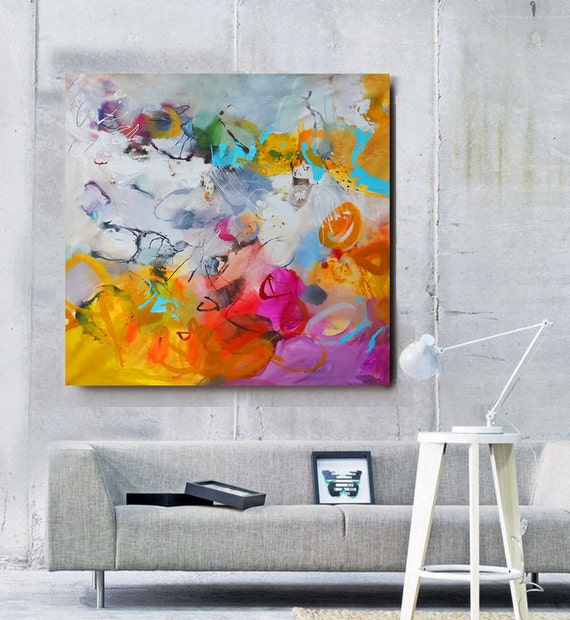 Abstract painting on canvas Modern art abstract painting