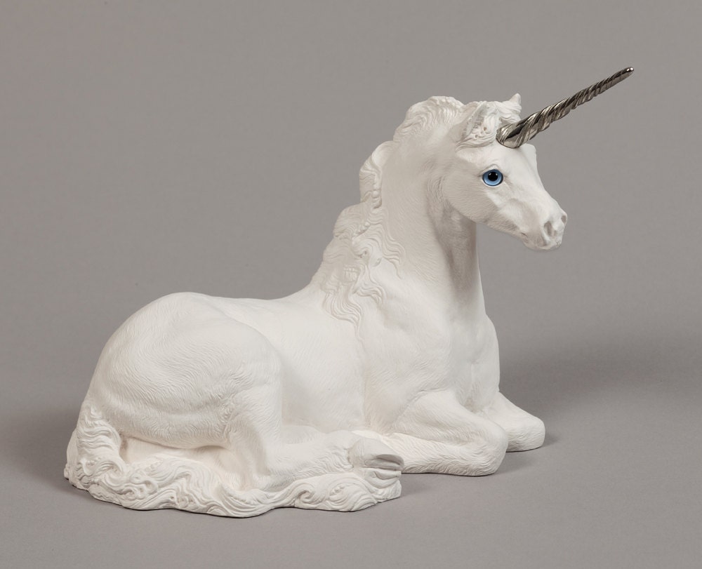 Paint Your Own Unicorn Figurine Highly Detailed Unpainted