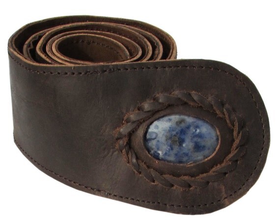 Brown Leather Belt Womens Trouser Belt Leather Belt by leilamos