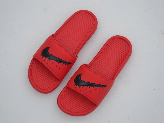 custom nike slides benassi