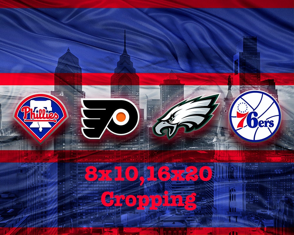 Philadelphia Sports Art Philadelphia Sports Teams by McQDesign