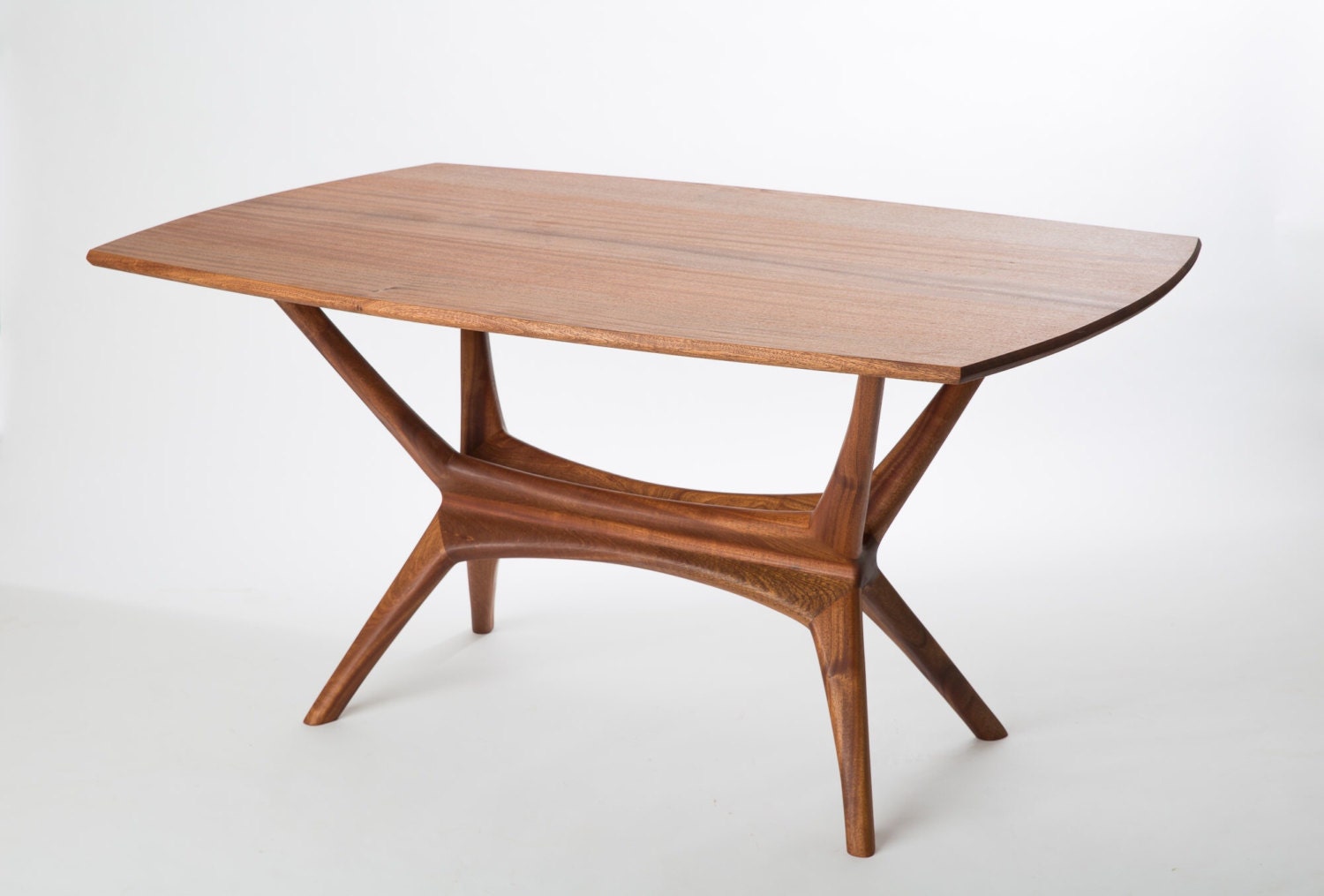 Mid Century Modern Dining Table // by BeautyBreadWoodshop on Etsy