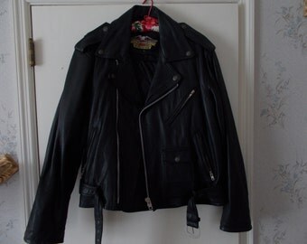 Harley Davidson Black Leather Jacket