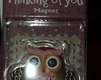 Thinking of You Owl Magnet