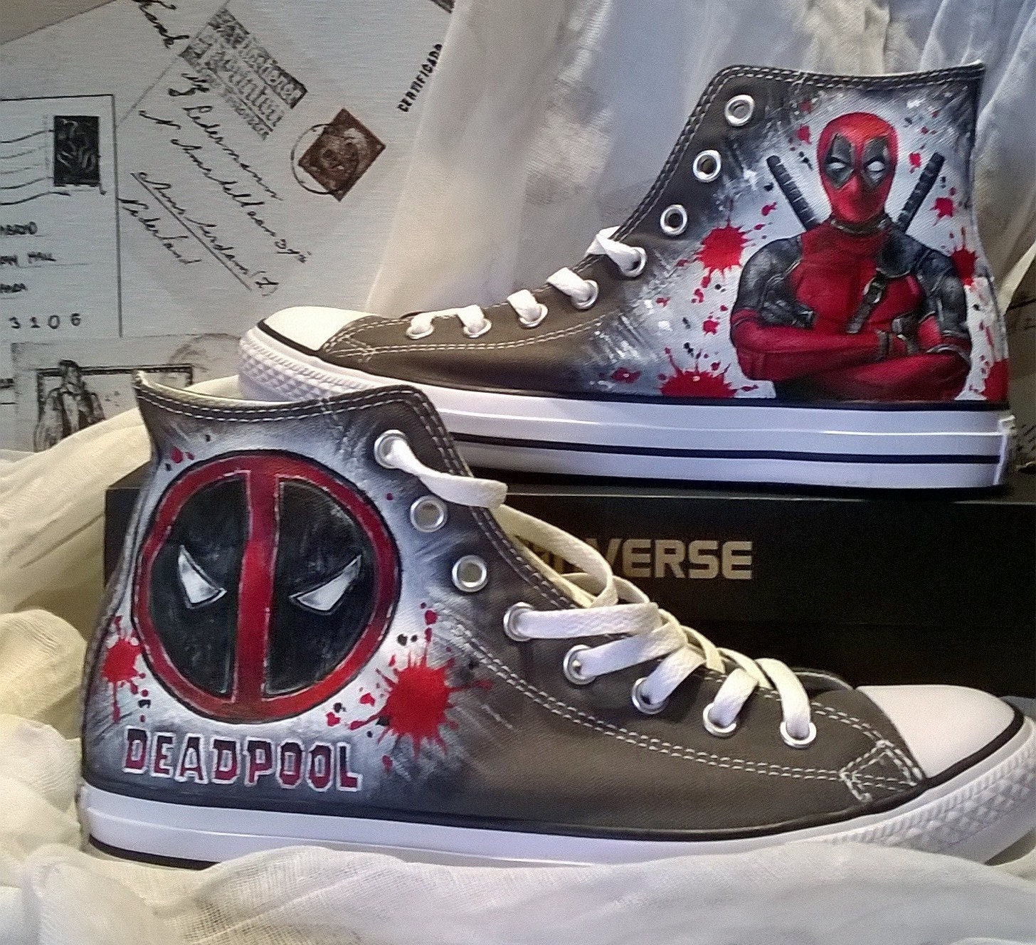 deadpool converse sneakers