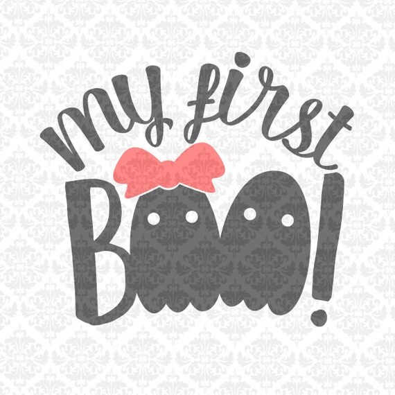 Download Bundle My First Boo Boo Baby Halloween Ghost Baby SVG DXF Ai