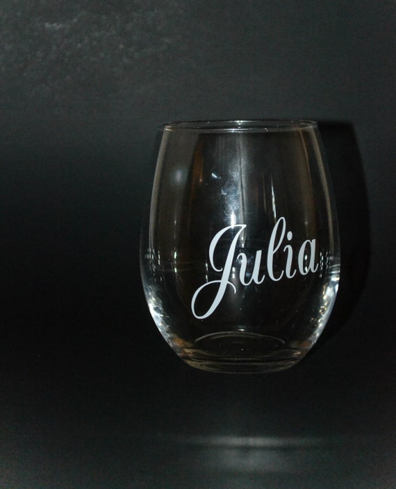 Personalized Stemless Wine Glass 21 Oz 8809