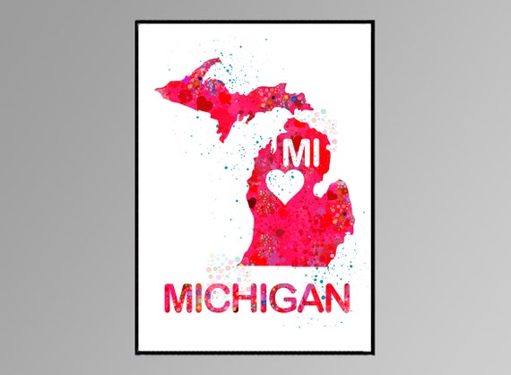 Mi Love Themes | michigan state love theme states of usa map series Mi Love Themes | michigan state love theme states of usa map series