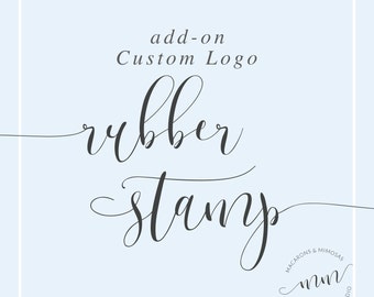 Custom Logo Stamp // Business Stamp // Custom Rubber Stamp // Custom Photography Branding // Business Logo // Business Card Stamp
