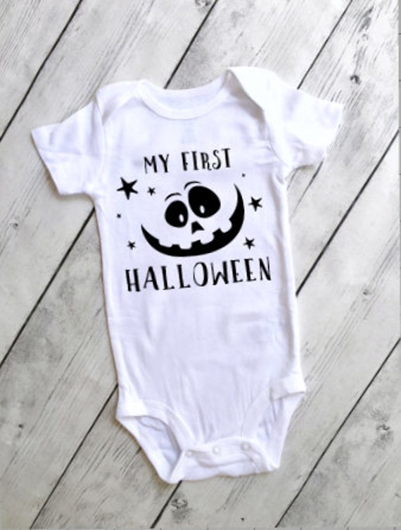 My first halloween onesie newborn by MyThreeLittleHearts on Etsy