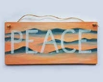 Popular items for peace sign painting on Etsy