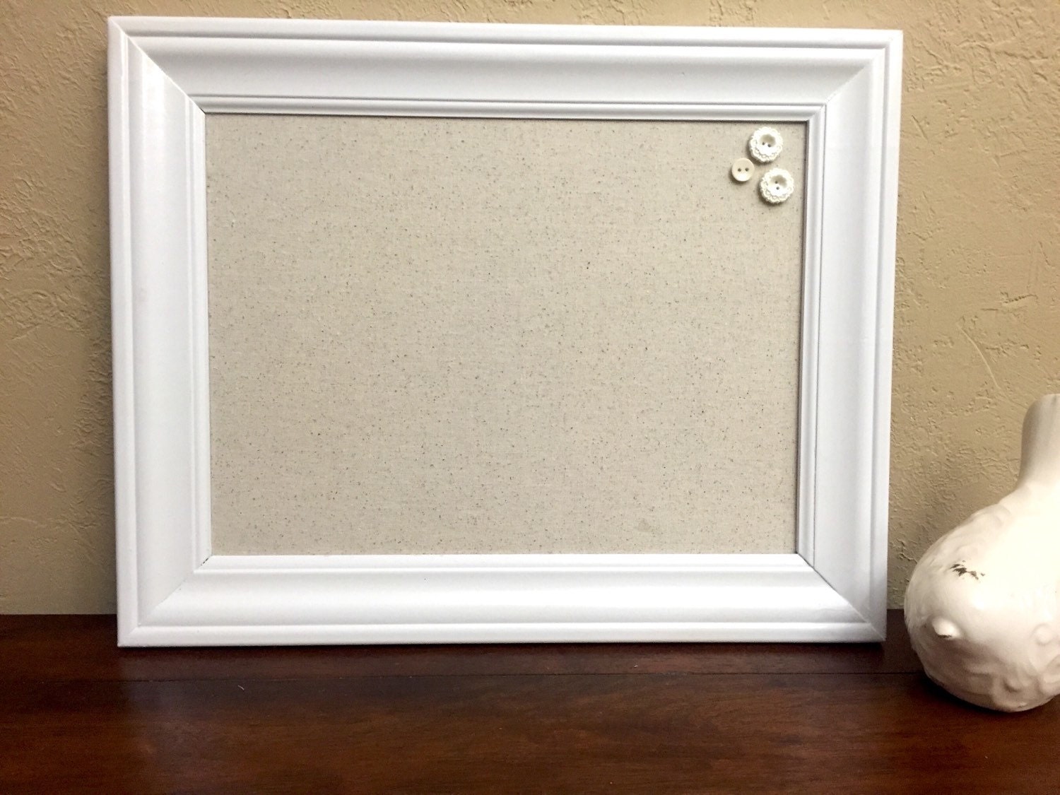 24x36 Message Center Board Fabric by BelleVieArtDecor