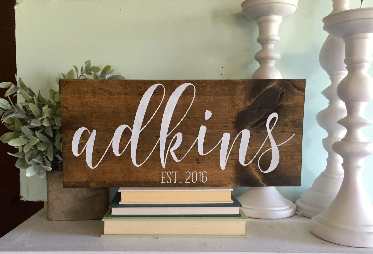 wood last name sign family sign family name sign wedding