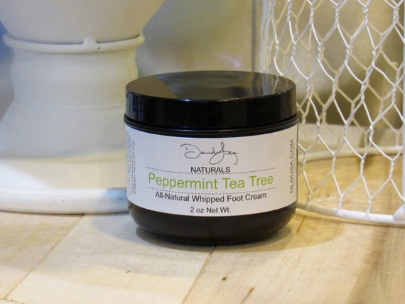 Peppermint Tea Tree Whipped Foot Cream By Davidleenaturals
