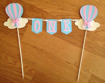 Hot air balloon cake topper,Hot air balloon, cake toppers, Smash cake toppers, Hot air balloon smash cake topper