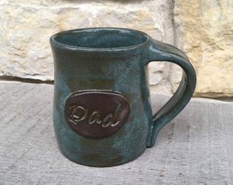Dad mug, handmade pottery mug for Father's Day