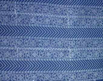 5 Yards Hand Block Print Fabric Indian Cotton by shivalayajaipur