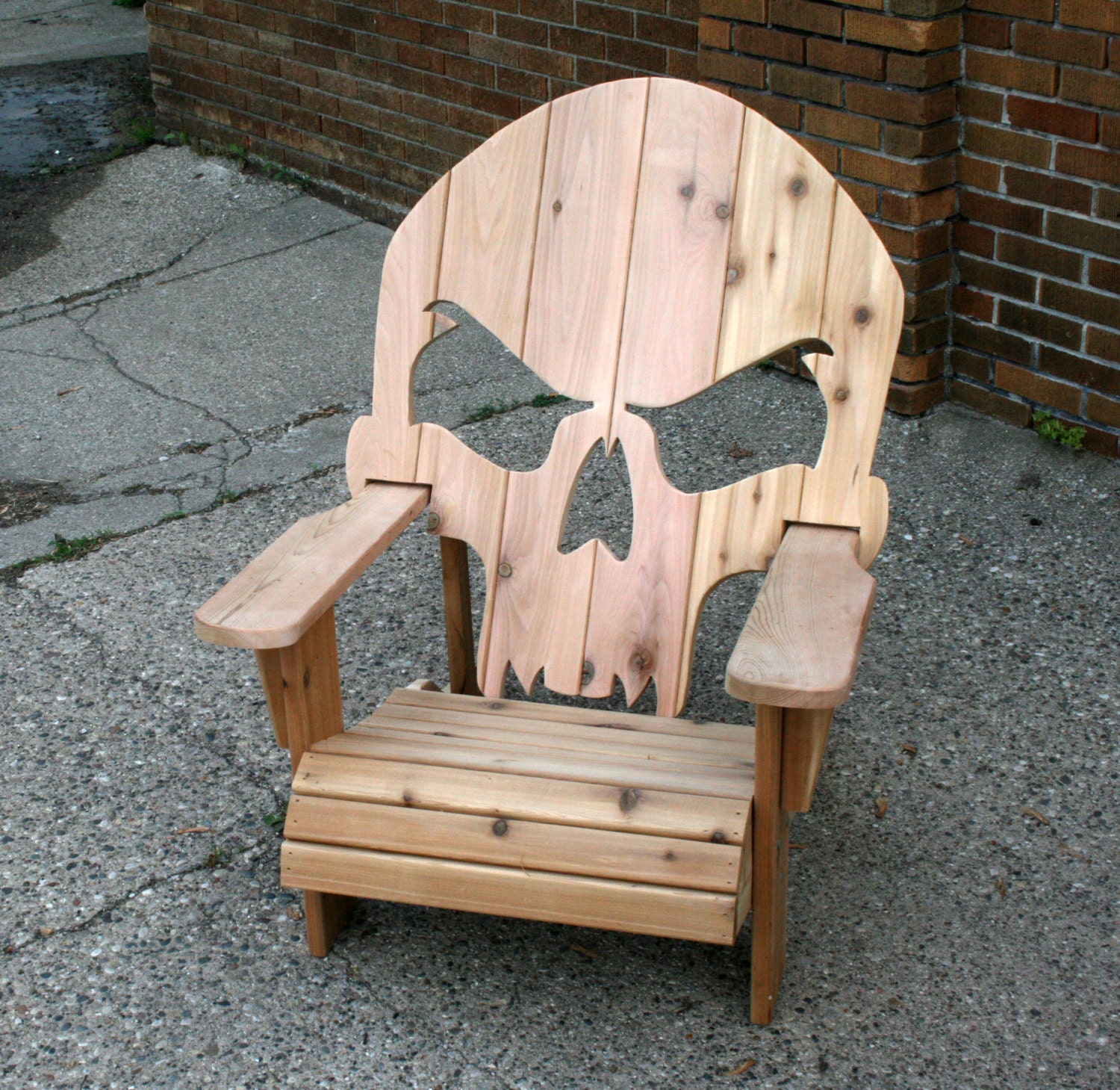 Adirondack Skull Chair