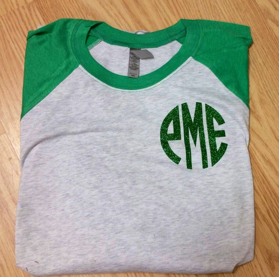 monogram baseball shirt