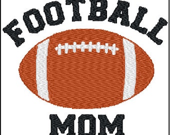 Football Mom Embroidery Design