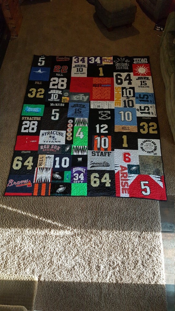 Custom Tshirt/Sports Jersey Quilt