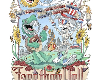 Grateful Dead Fare Thee Well Concert Poster (Open Edition)