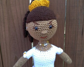 Toy, handmade doll, crochet Princess Bride, Amigurumi doll, soft doll