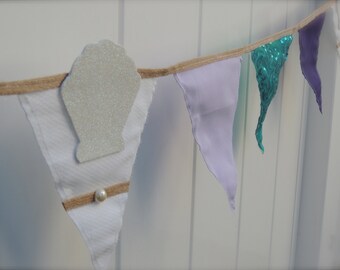 Mermaid Pennant Banner