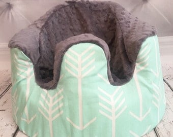 Mint Arrows & Charcoal Bumbo Cover