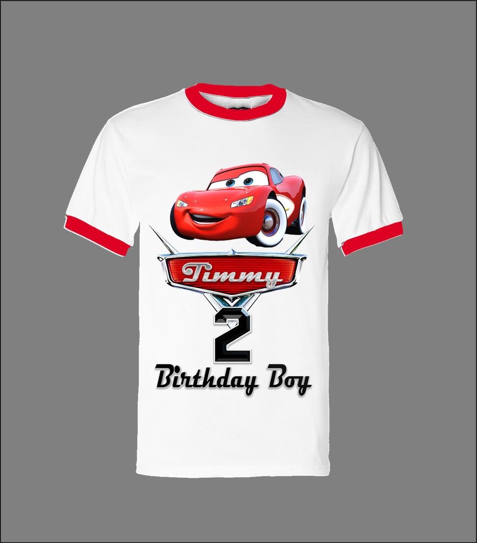 Cars Birthday Shirt Disney Cars Birthday Shirt Ringer