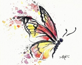 Butterfly 1 *Original Watercolor Painting*