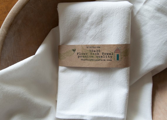 Bulk Flour Sack Towel set of 24/ Tea by TheTinyHouseFarm