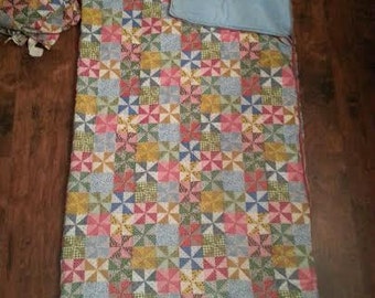 Vintage Sleeping Bag - Shabby Chic Sleeping Bag - Sleeping Bag - Quilted Sleeping Bag - Slumber Party