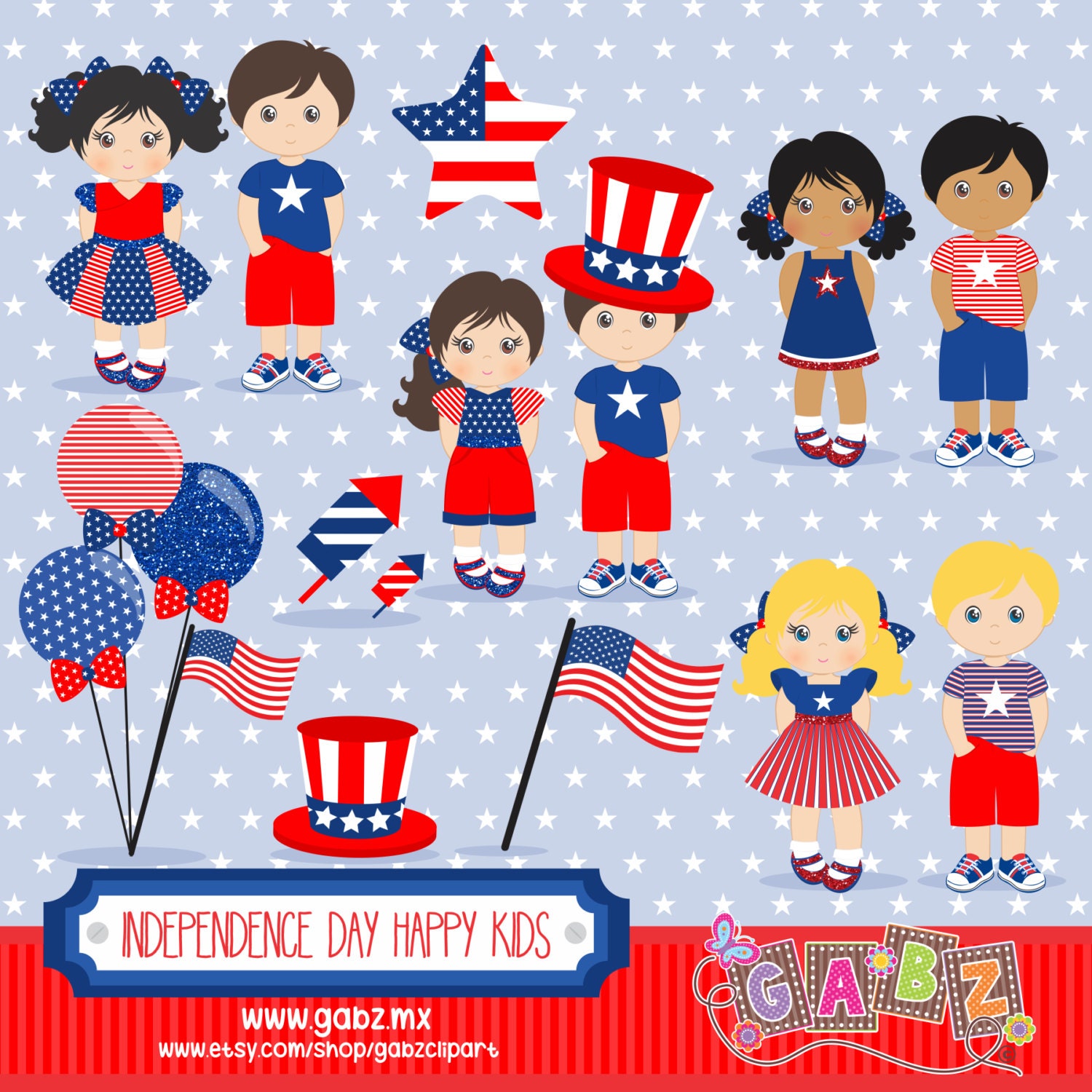 Independence Day Happy Kids Clipart Kids Clipart